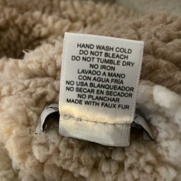 Love Tree Sherpa reversible teddy coat women’s size XL - Picture 6 of 13